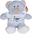 8314081 - New Baby "A Star is Born" Personalized ©Ty Inc. "Baby Blue" Teddy Bear